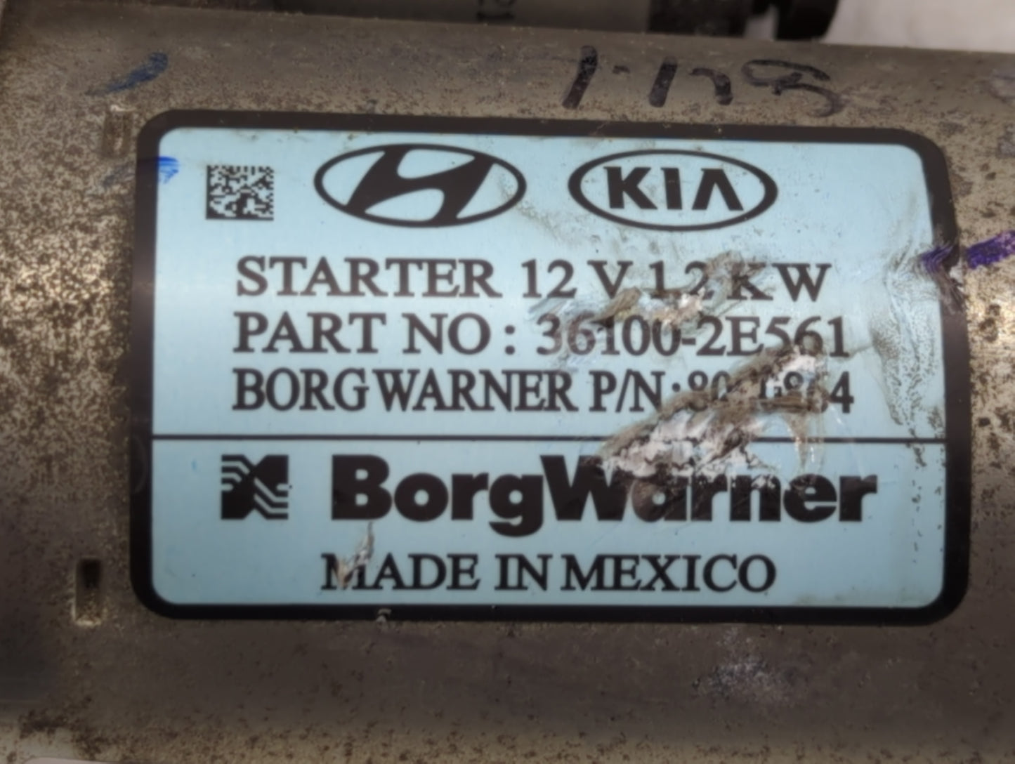 2017-2022 Kia Forte Car Starter Motor Solenoid OEM P/N:36100-2E561 Fits Fits 2017 2018 2019 2020 2021 2022 OEM Used Auto Par