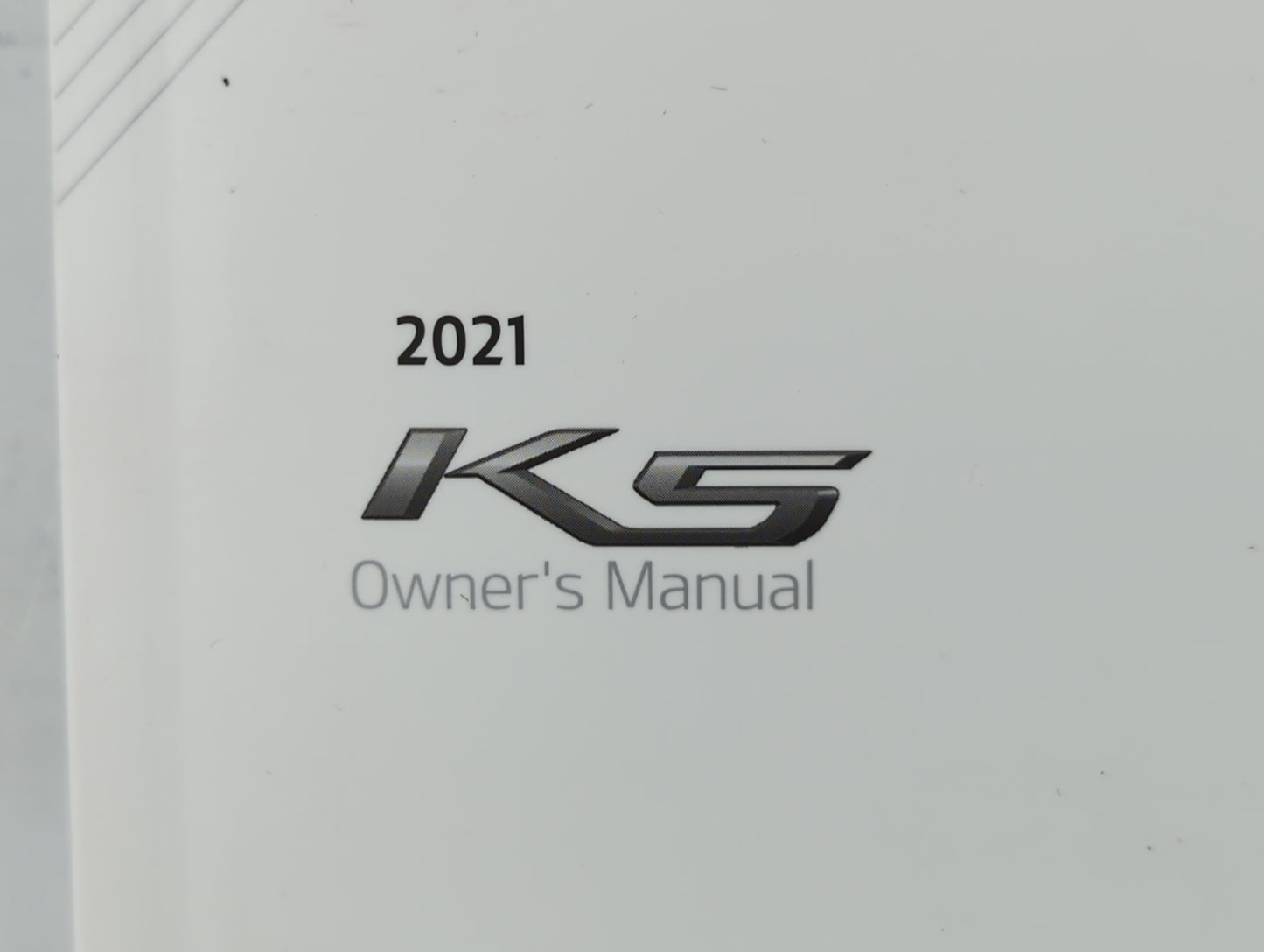 2021 Kia K5 Owners Manual Book Guide P/N:MEG5-EU12G OEM Used Auto Parts - Oemusedautoparts1.com