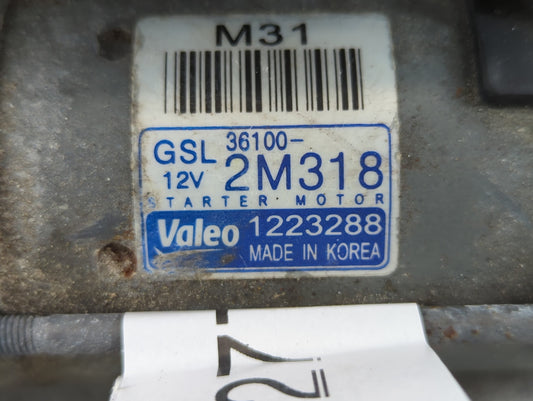 2021 Kia K5 Car Starter Motor Solenoid OEM P/N:1223288 36100-2M318 Fits Fits 2022 OEM Used Auto Parts