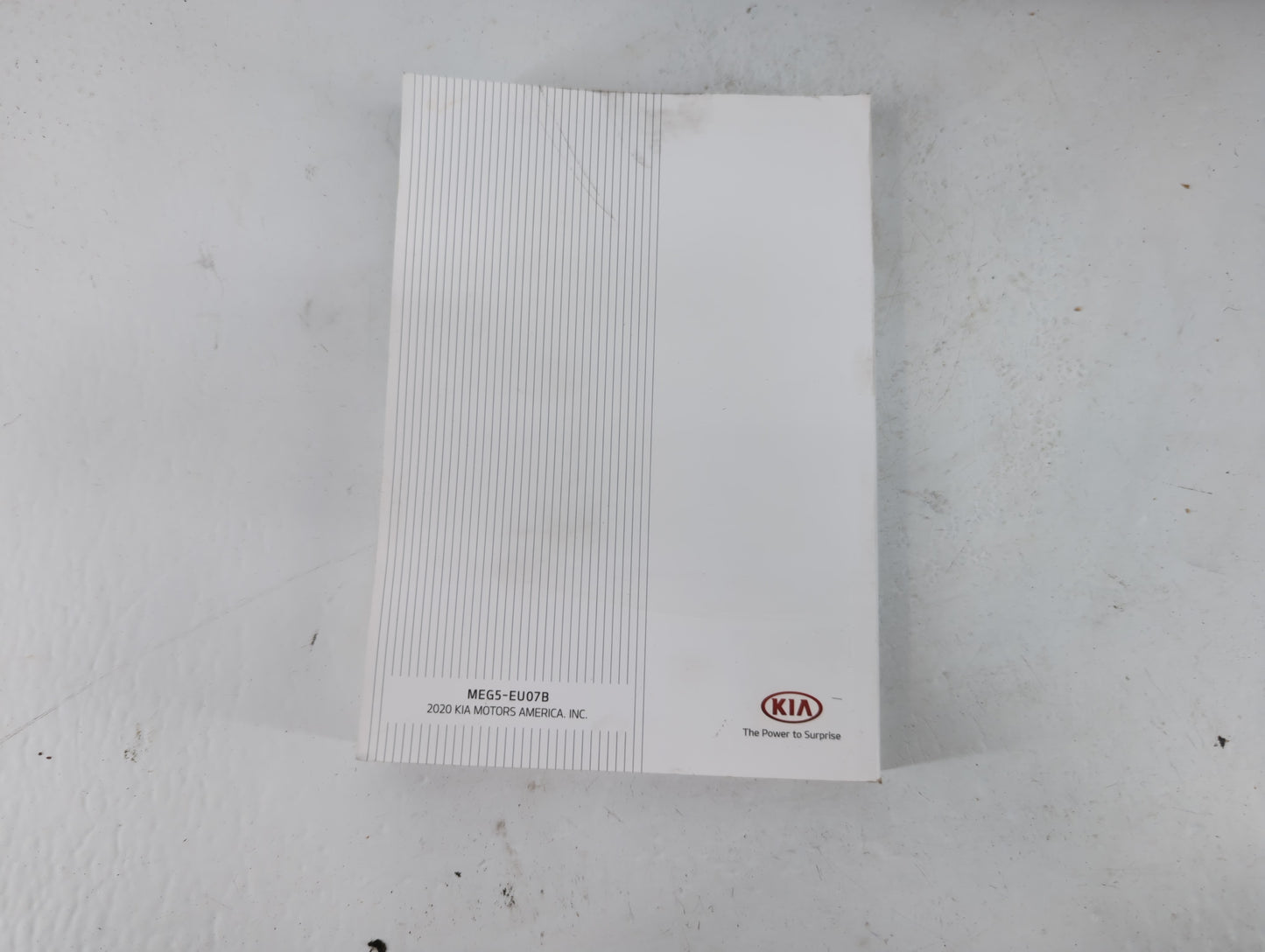 2021 Kia K5 Owners Manual Book Guide P/N:MEG5-EU07B OEM Used Auto Parts - Oemusedautoparts1.com
