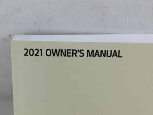 2021 Kia Rio Owners Manual Book Guide P/N:H9S5-EU16A OEM Used Auto Parts