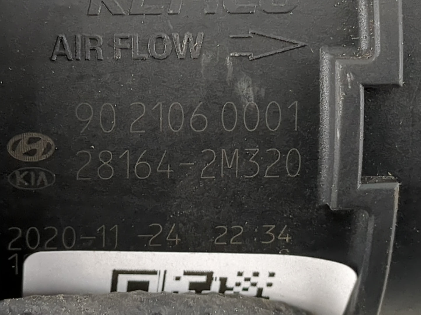 2020-2020 Kia Rio Mass Air Flow Meter Maf - Oemusedautoparts1.com
