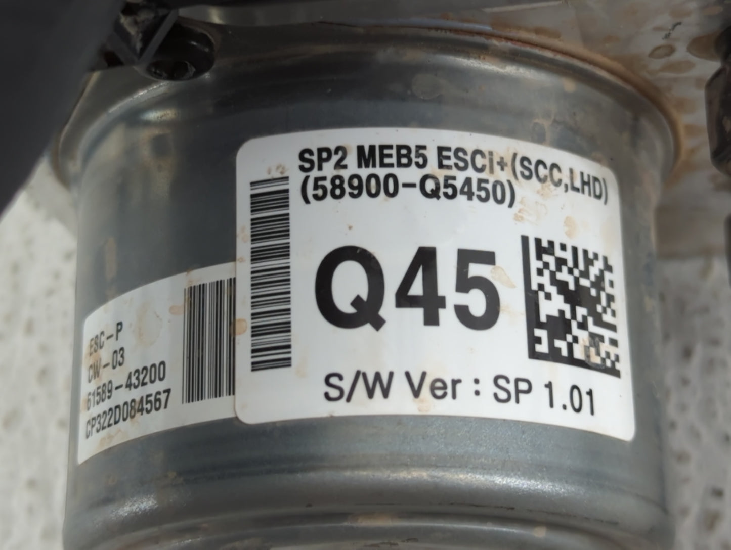 2021-2022 Kia Seltos ABS Pump Control Module Replacement P/N:58900-Q5450 Fits Fits 2021 2022 OEM Used Auto Parts - Oemusedau