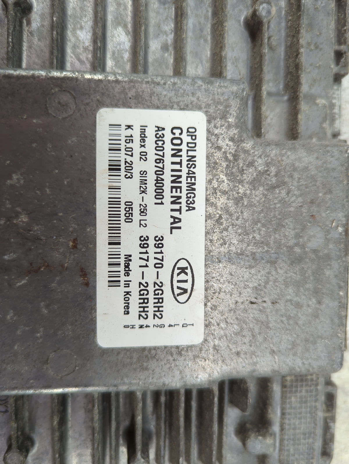 2020-2021 Kia Sportage PCM Engine Control Computer ECU ECM PCU OEM P/N:39170-2GRH2 39171-2GRH2, A3C0767040001 Fits Fits 2020