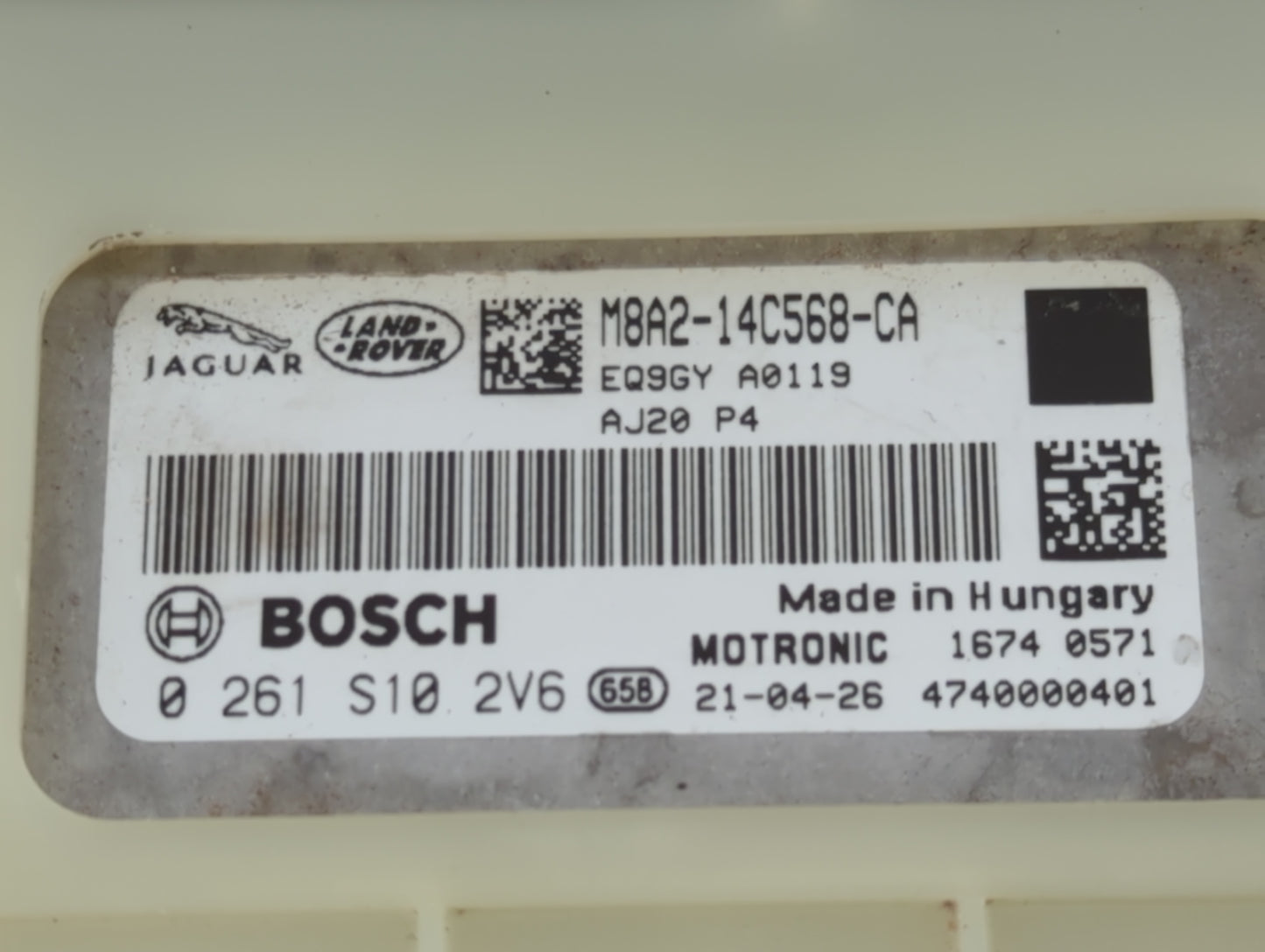2021 Land Rover Discovery PCM Engine Control Computer ECU ECM PCU OEM P/N:M8A2-14C568-CA Fits OEM Used Auto Parts - Oemuseda