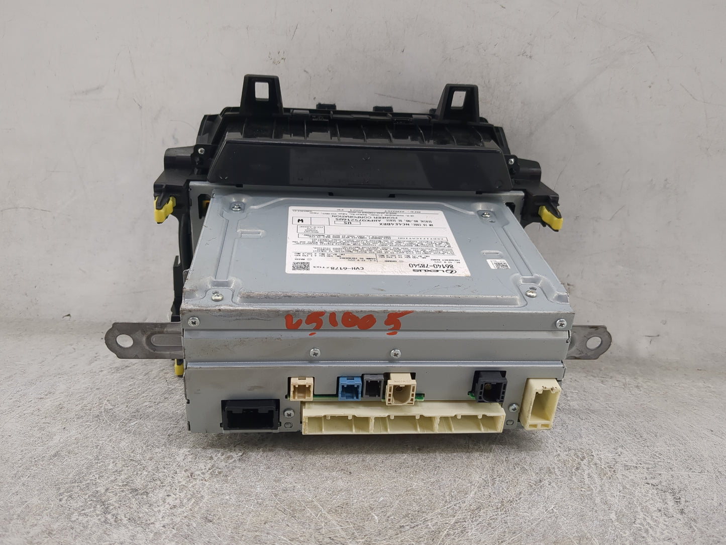 2020-2021 Lexus Nx300 Radio AM FM Cd Player Receiver Replacement P/N:86140-78540 Fits Fits 2020 2021 OEM Used Auto Parts - O