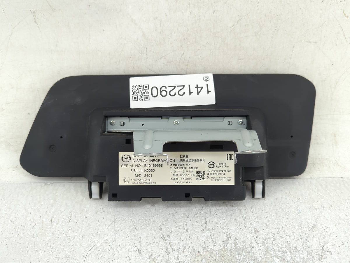 2019-2022 Mazda 3 Information Radio Display Screen 1412290 - Oemusedautoparts1.com