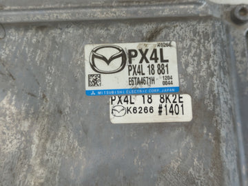 2021-2022 Mazda 3 PCM Engine Control Computer ECU ECM PCU OEM P/N:PX4L 18 8K2F PX4L 18 881 Fits Fits 2021 2022 OEM Used Auto Parts