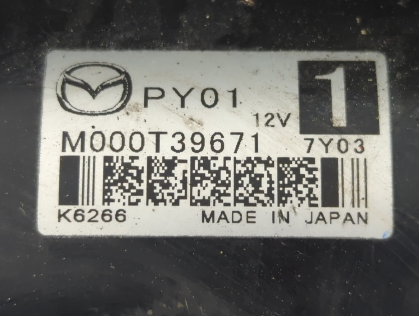 2019-2022 Mazda Cx-5 Car Starter Motor Solenoid OEM P/N:PY01 M000T39671 Fits Fits 2016 2017 2018 2019 2020 2021 2022 OEM Use