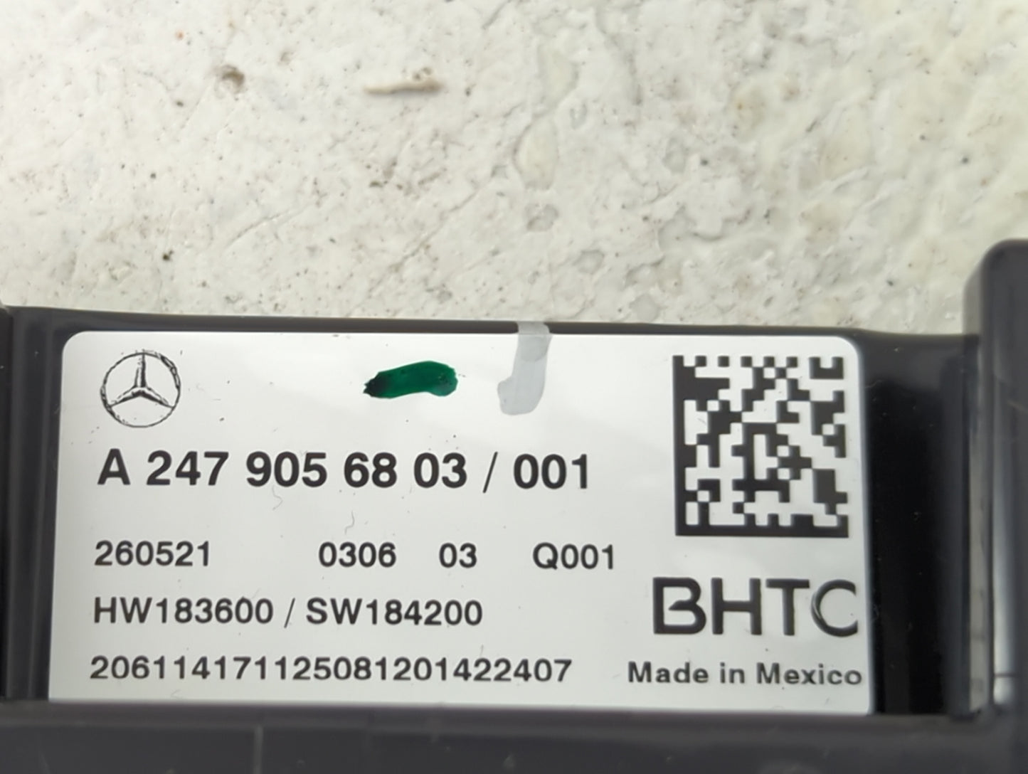 2021 Mercedes-Benz Glb250 Climate Control Module Temperature AC/Heater Replacement P/N:A2479056803 Fits OEM Used Auto Parts