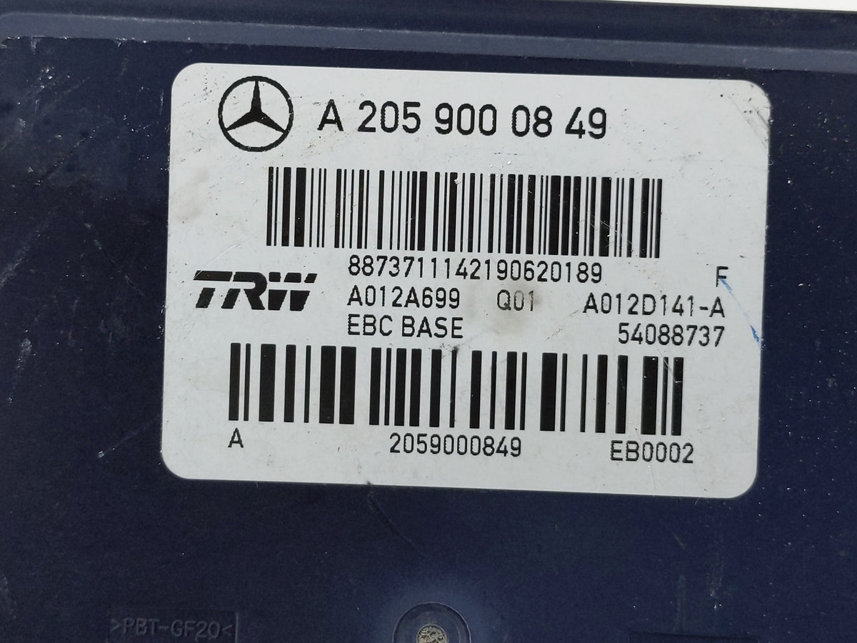2021 Mercedes-Benz Glc250 Anti-Lock Brake ABS Pump Module Actuator OEM P/N:2059000849 A 205 900 08 49 Fits Fits 2020 2022 OE