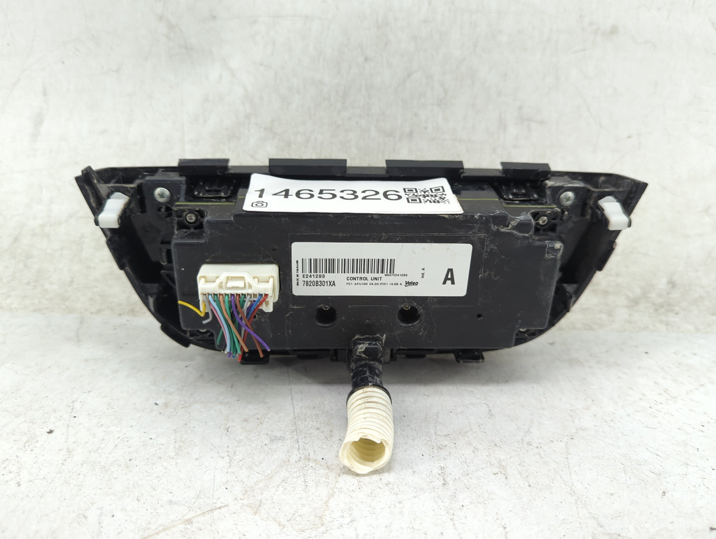 2021 Mitsubishi Mirage Climate Control Module Temperature AC/Heater Replacement P/N:7820B301XA E241293 Fits OEM Used Auto Pa
