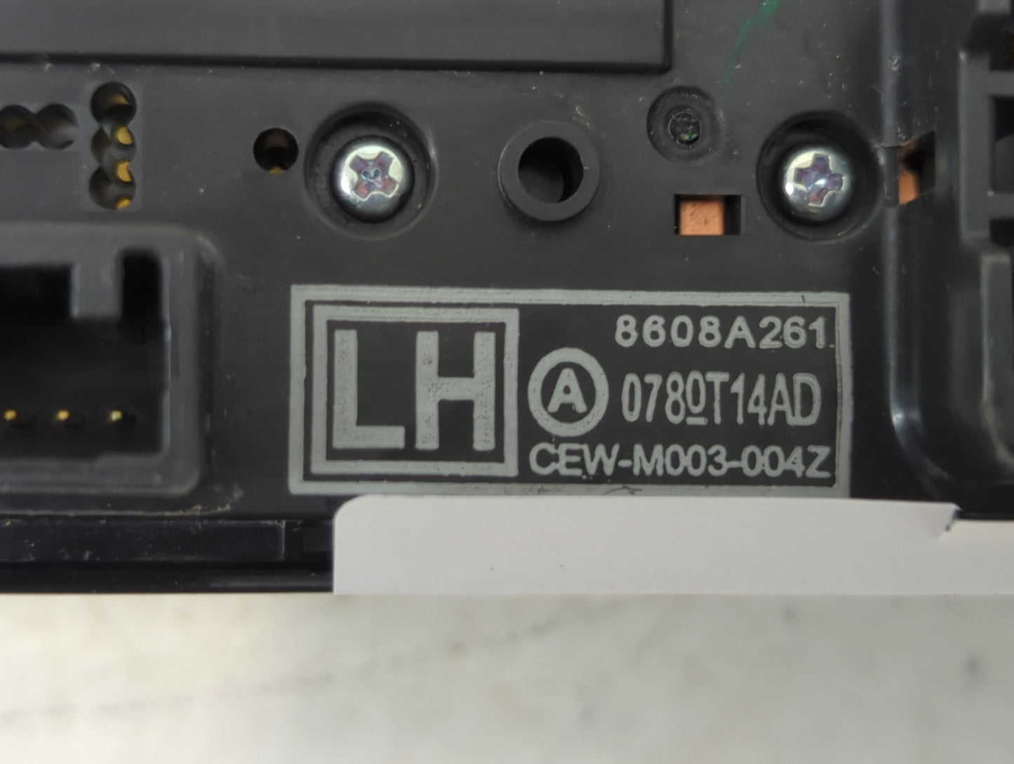 2014-2017 Mitsubishi Outlander Sport Master Power Window Switch Replacement Driver Side Left P/N:8608A261 0780T14AD Fits OEM
