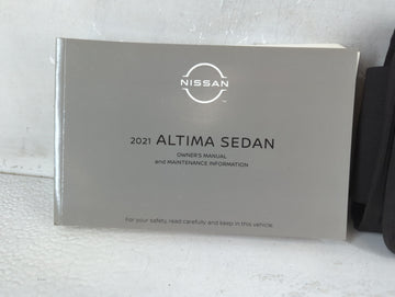 2021 Nissan Altima Owners Manual Book Guide P/N:OM21EA 0L34U1 OEM Used Auto Parts