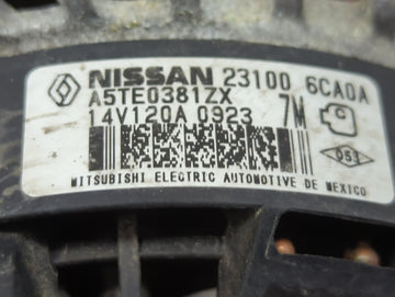2019-2022 Nissan Altima Alternator Replacement Generator Charging Assembly Engine OEM P/N:23100 6CA0A A5TE0381ZX Fits OEM Used Auto Parts