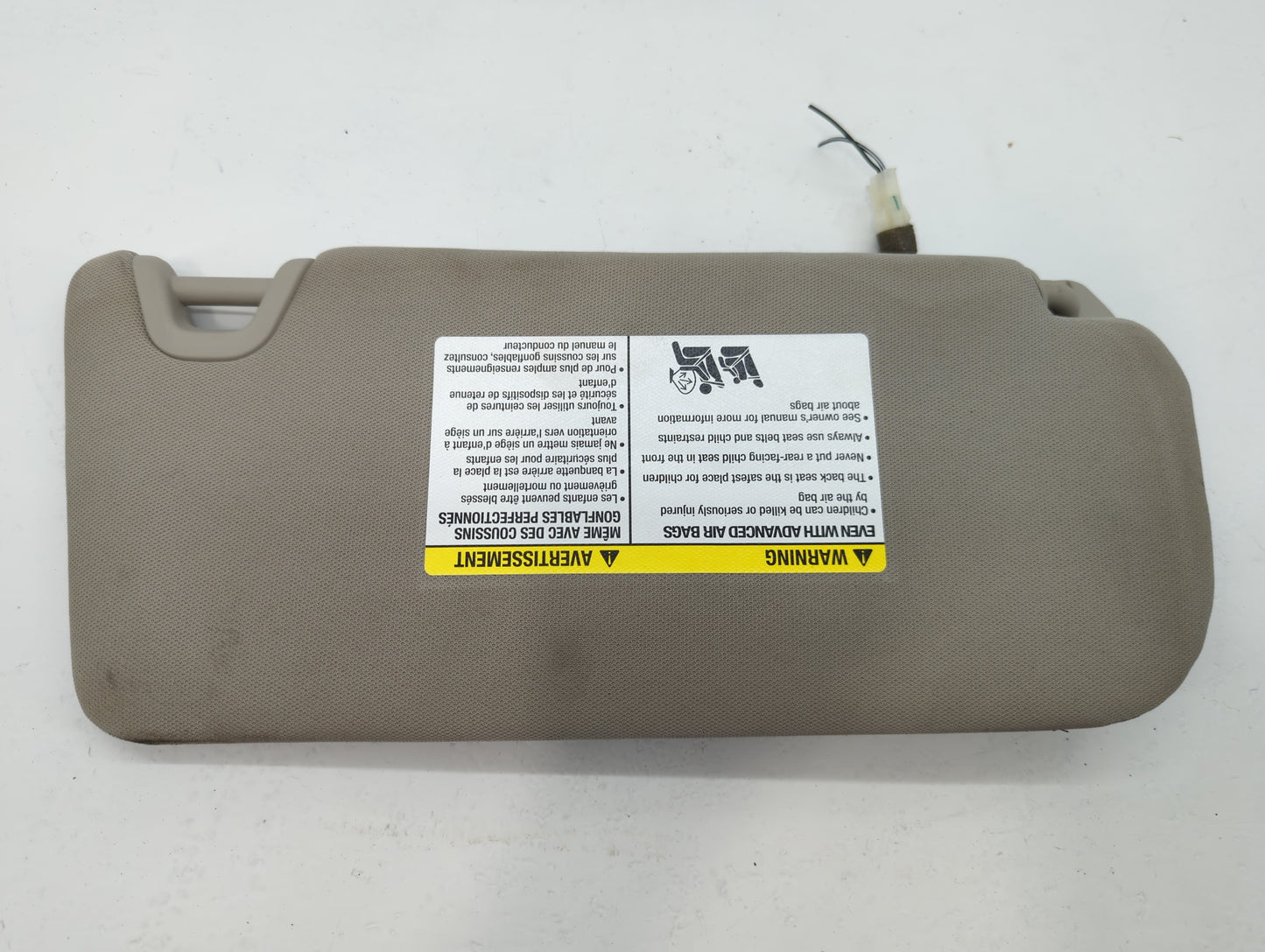 2021-2022 Nissan Altima Sun Visor Shade Replacement Driver Left Mirror Fits Fits 2021 2022 OEM Used Auto Parts - Oemusedauto