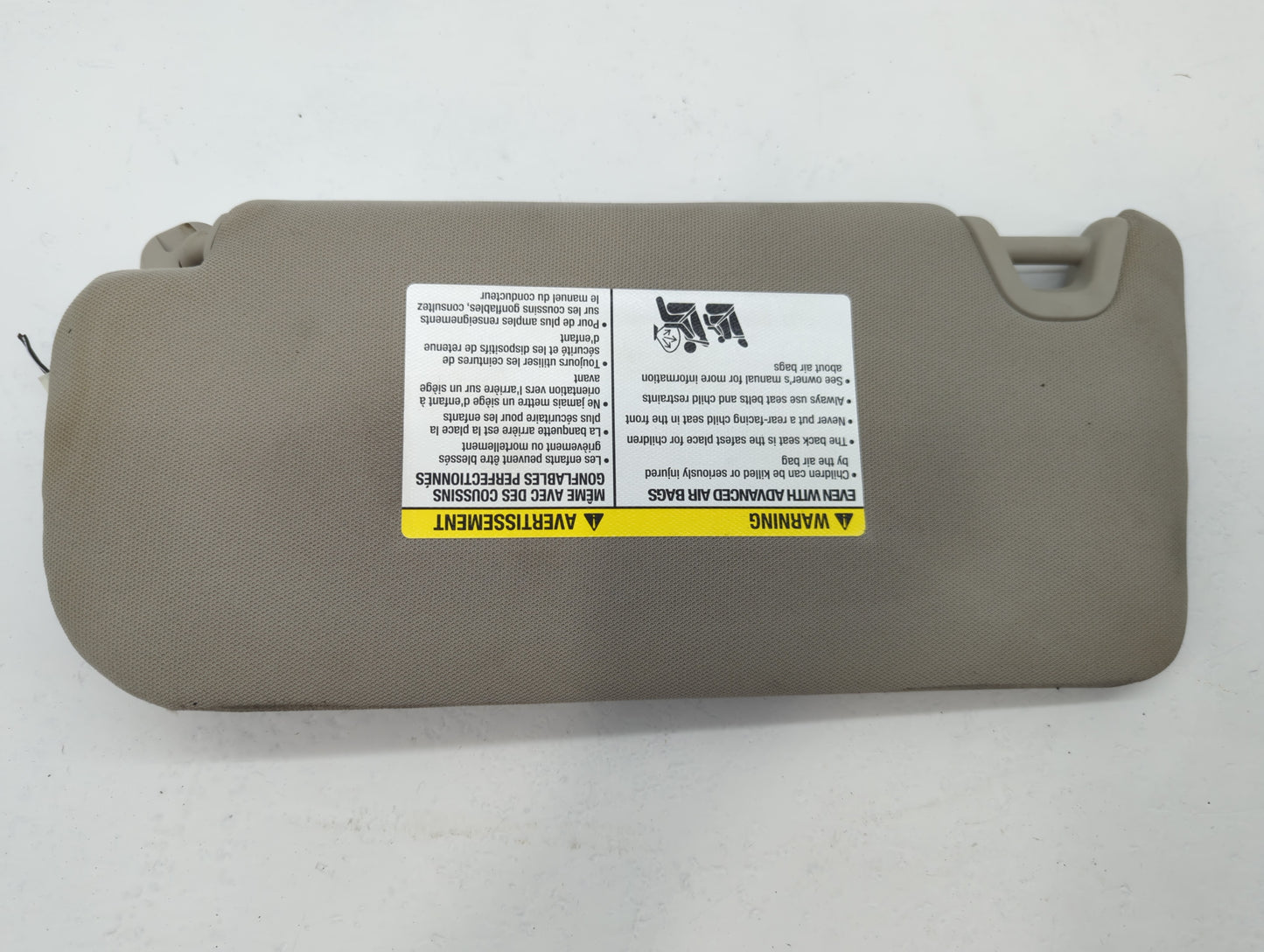 2021-2022 Nissan Altima Sun Visor Shade Replacement Passenger Right Mirror Fits Fits 2021 2022 OEM Used Auto Parts - Oemused