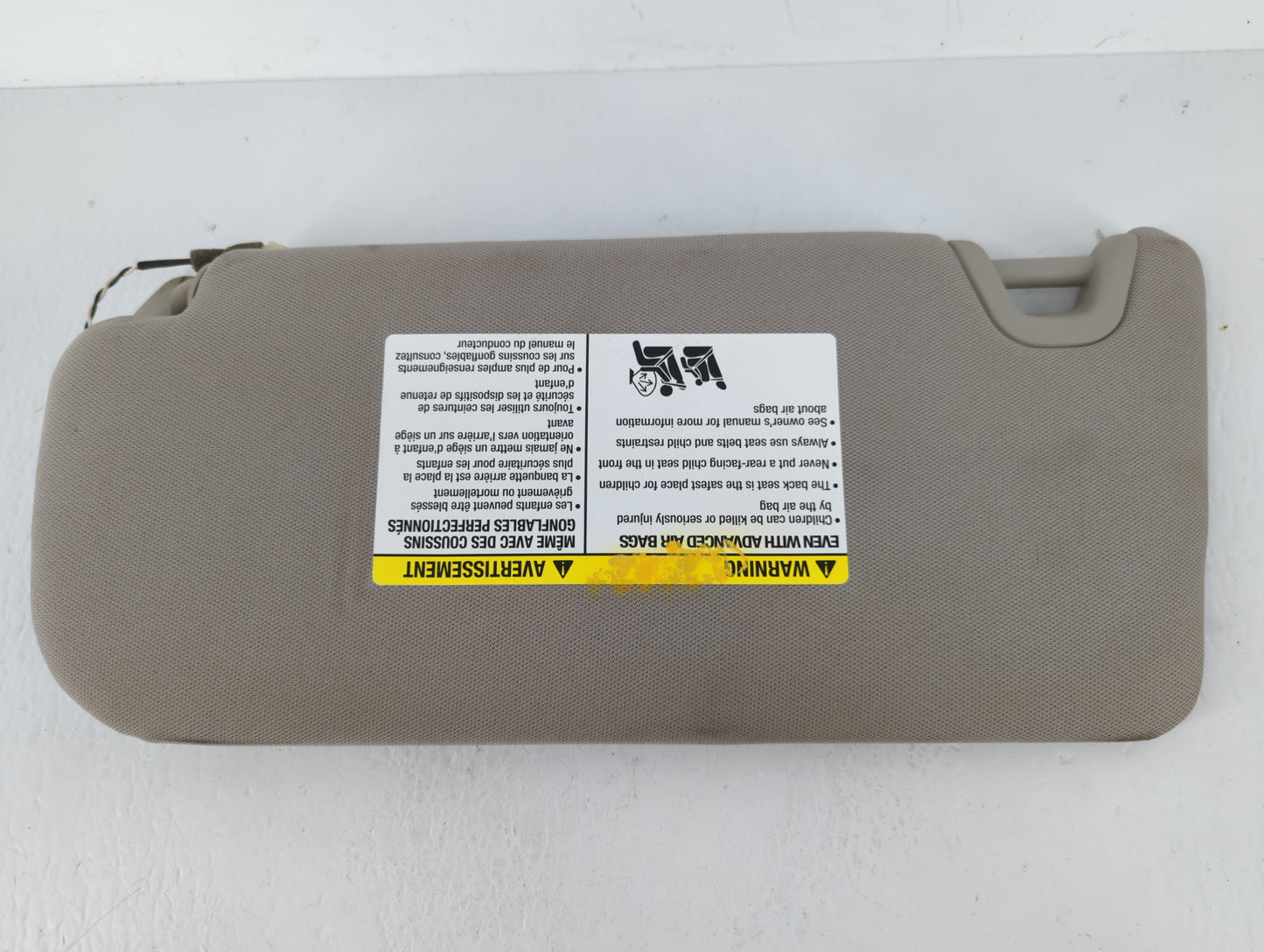 2021-2022 Nissan Altima Sun Visor Shade Replacement Passenger Right Mirror Fits Fits 2021 2022 OEM Used Auto Parts - Oemused