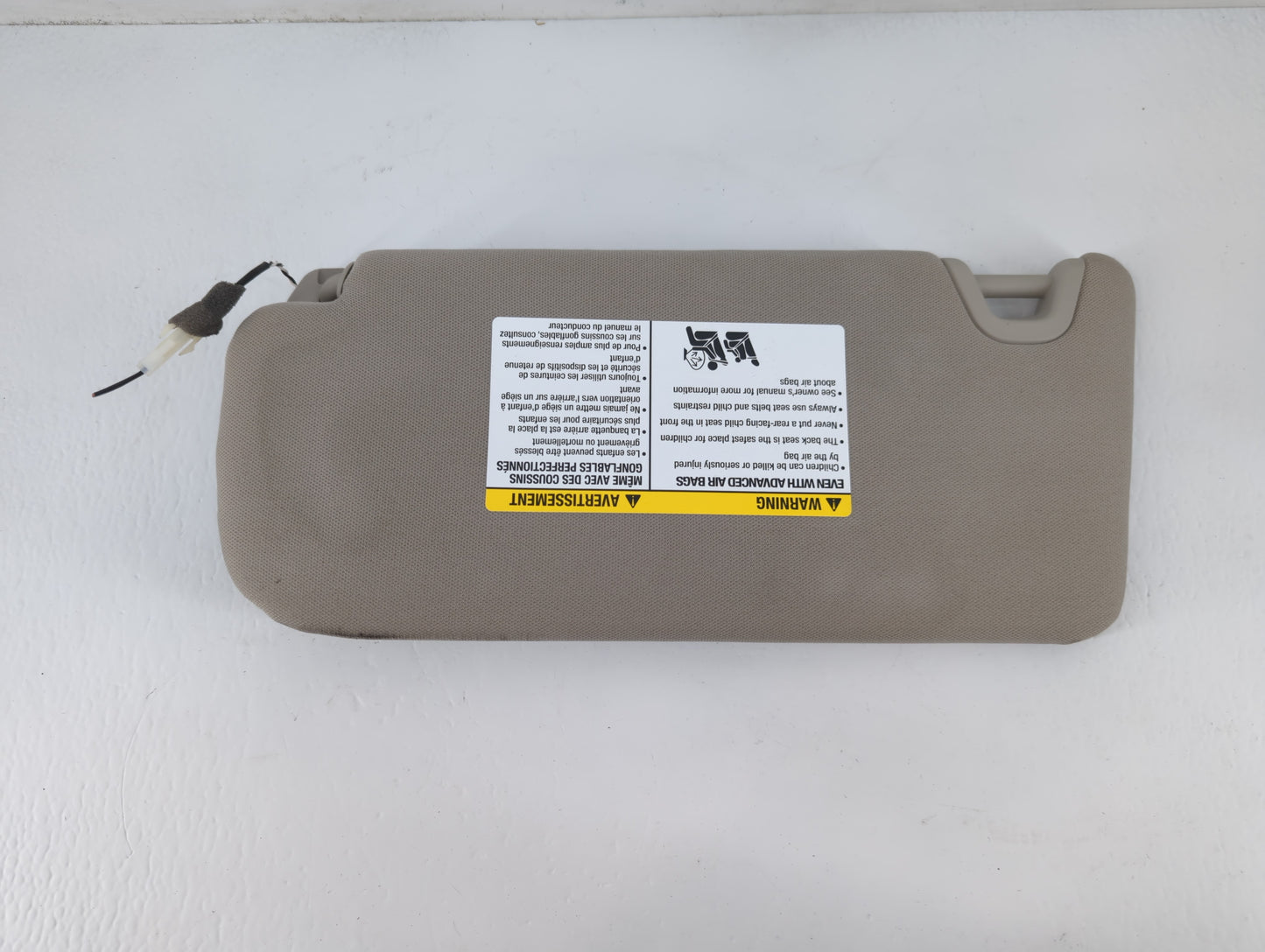 2021-2022 Nissan Altima Sun Visor Shade Replacement Passenger Right Mirror Fits Fits 2021 2022 OEM Used Auto Parts - Oemused