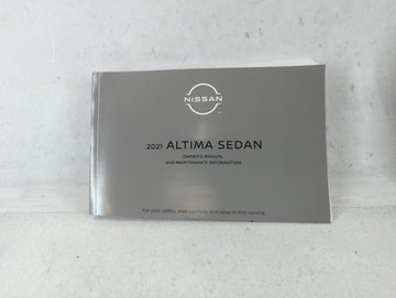 2021 Nissan Altima Owners Manual Book Guide P/N:OM21EA 0L34U1 OEM Used Auto Parts