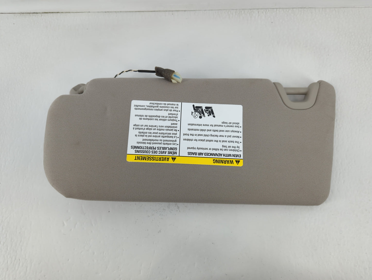 2021-2022 Nissan Altima Sun Visor Shade Replacement Passenger Right Mirror Fits Fits 2021 2022 OEM Used Auto Parts - Oemused
