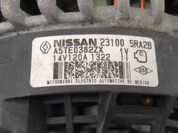 2020-2021 Nissan Kicks Alternator Replacement Generator Charging Assembly Engine OEM P/N:A5TE0382ZX 23100 5RA2B Fits OEM Used Auto Parts