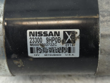 2015-2022 Nissan Murano Car Starter Motor Solenoid OEM P/N:23300 9HP0B Fits Fits 2015 2016 2017 2018 2019 2020 2021 2022 OEM Used Auto Parts