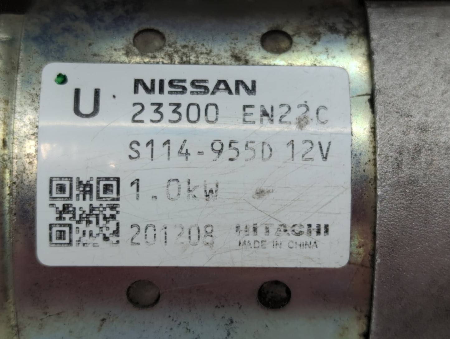 2014-2020 Nissan Nv200 Car Starter Motor Solenoid OEM P/N:23300 EN22C Fits Fits 2013 2014 2015 2016 2017 2018 2019 2020 OEM