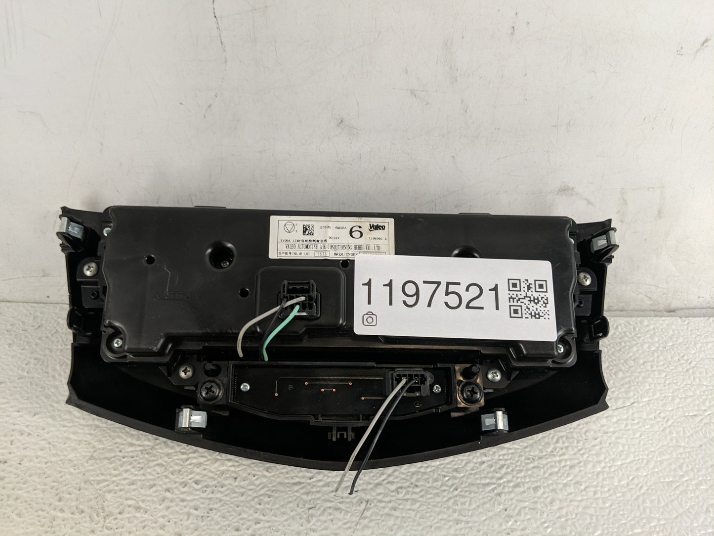 2021-2022 Nissan Rogue Climate Control Module Temperature AC/Heater Replacement P/N:27500 6MA0A Fits Fits 2021 2022 OEM Used
