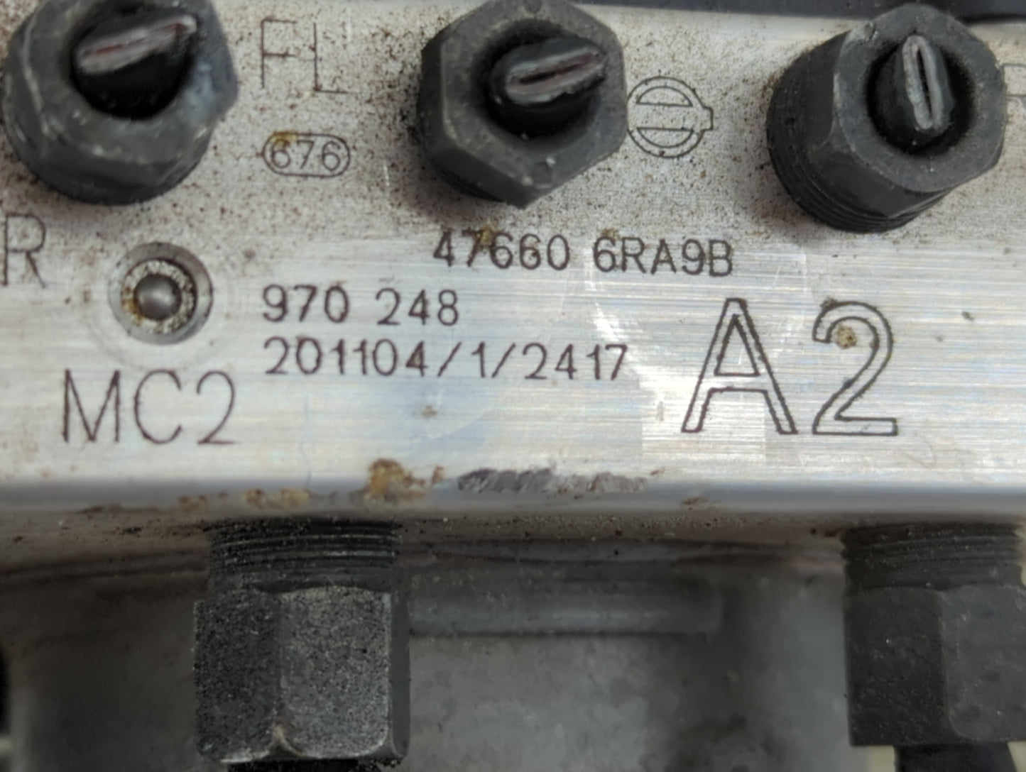 2021 Nissan Rogue ABS Pump Control Module Replacement P/N:47660 6RA9B Fits OEM Used Auto Parts - Oemusedautoparts1.com