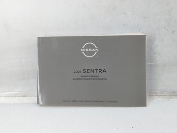 2021 Nissan Sentra Owners Manual Book Guide OEM Used Auto Parts