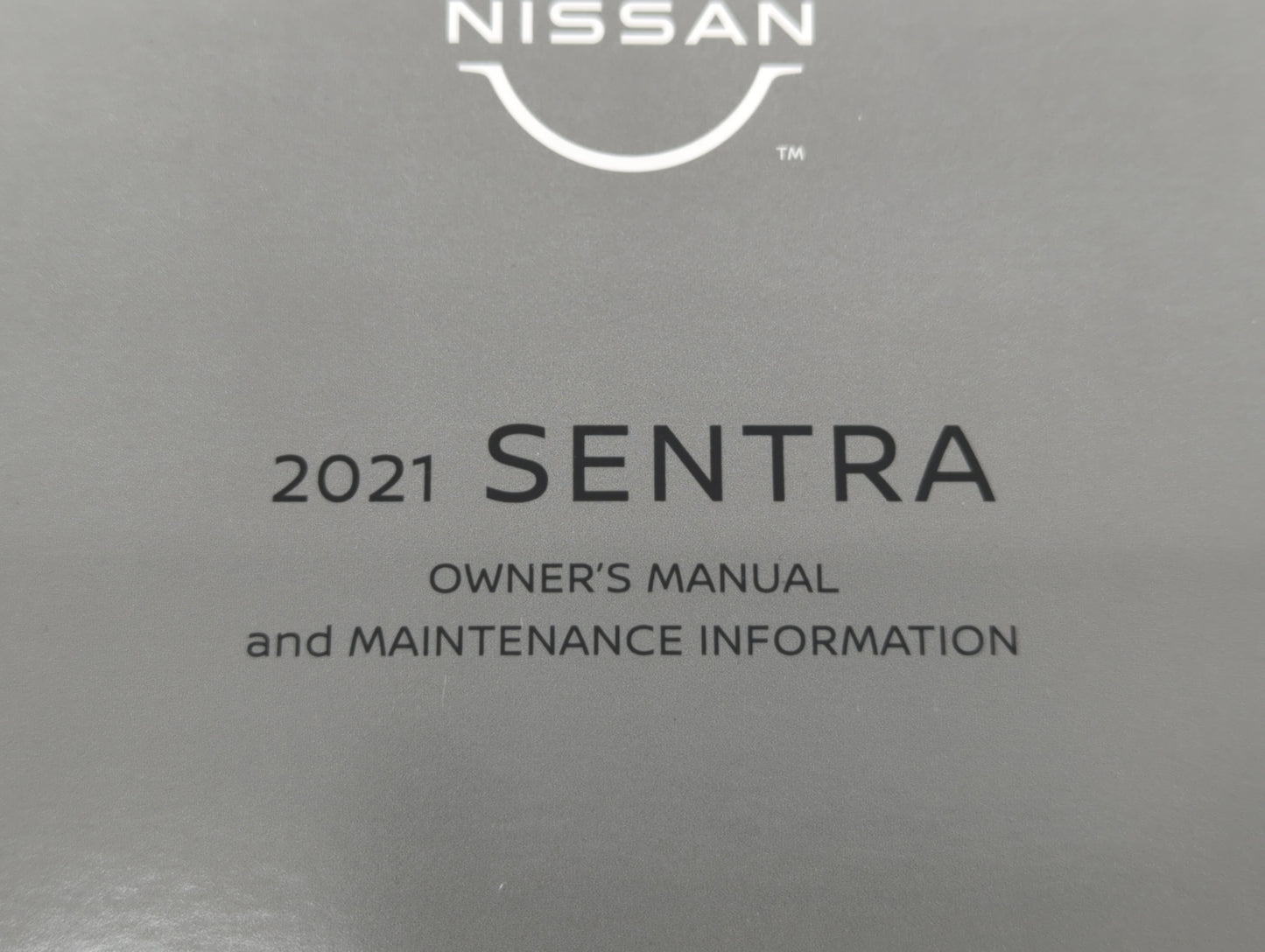 2021 Nissan Sentra Owners Manual Book Guide OEM Used Auto Parts - Oemusedautoparts1.com