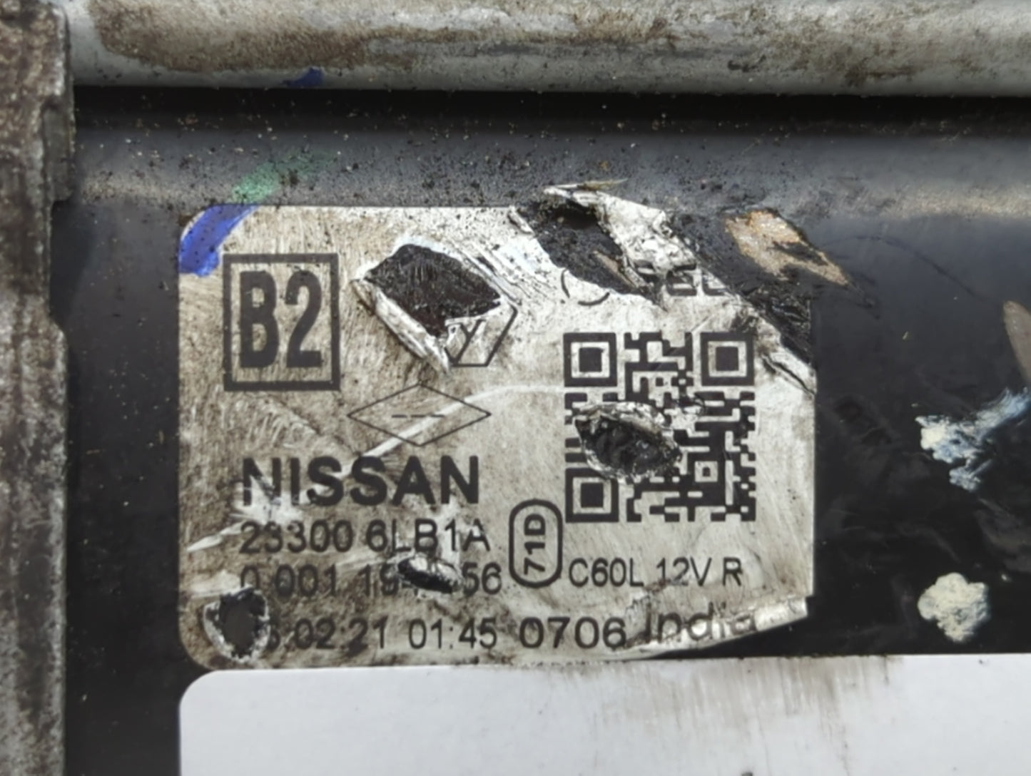 2020-2022 Nissan Sentra Car Starter Motor Solenoid OEM P/N:23300 6LB1A Fits Fits 2020 2021 2022 OEM Used Auto Parts - Oemuse