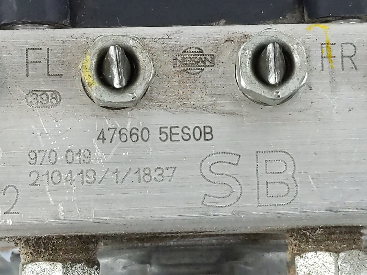 2020-2022 Nissan Versa Anti-Lock Brake ABS Pump Module Actuator OEM P/N:47660 5ES0B Fits Fits 2020 2021 2022 OEM Used Auto P