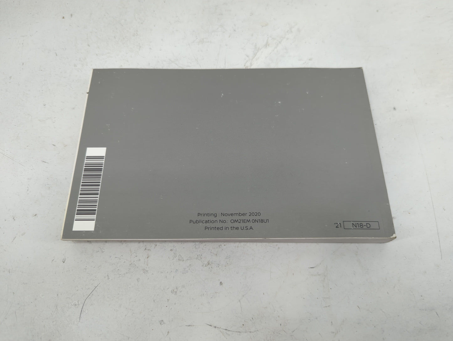 2021 Nissan Versa Owners Manual Book Guide P/N:OM21EM0N18U1 OEM Used Auto Parts - Oemusedautoparts1.com