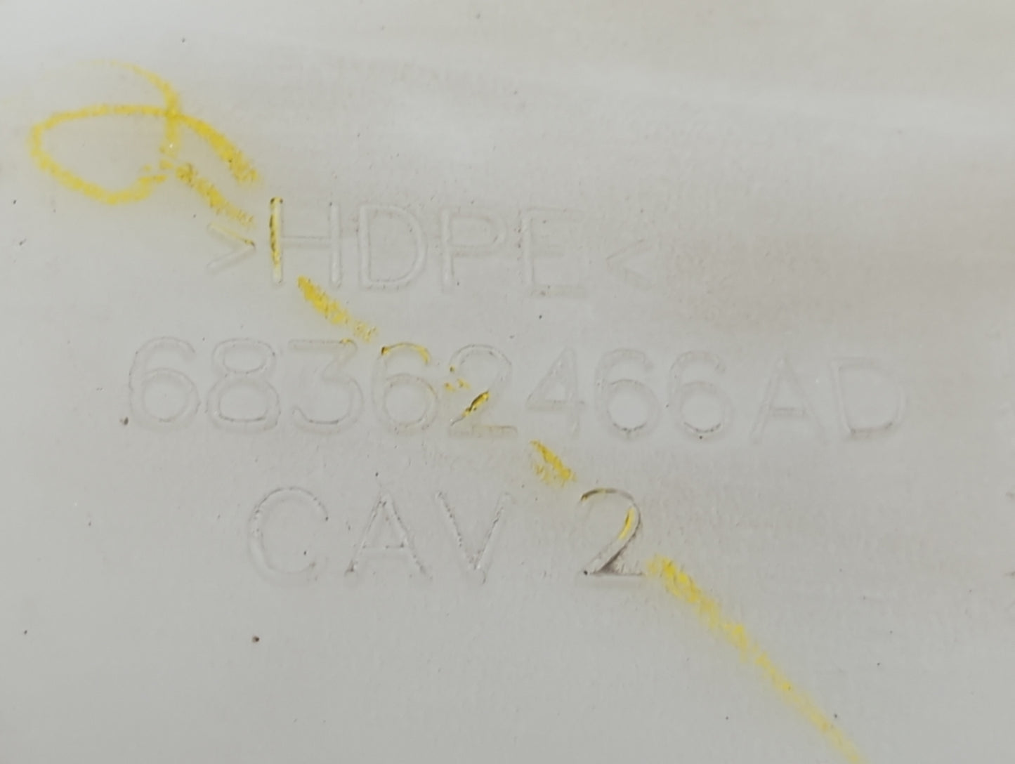 2019-2022 Ram 2500 Windshield Washer Fluid Reservoir Bottle Oem - Oemusedautoparts1.com