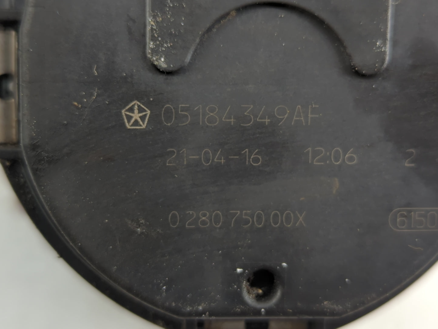 2014-2022 Ram Promaster 1500 Throttle Body P/N:05184349AF 05184349AE Fits OEM Used Auto Parts - Oemusedautoparts1.com