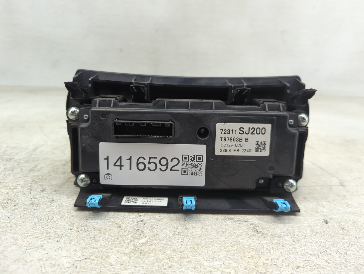 2019 Subaru Forester Climate Control Module Temperature AC/Heater Replacement P/N:72311SJ200 Fits OEM Used Auto Parts - Oemu