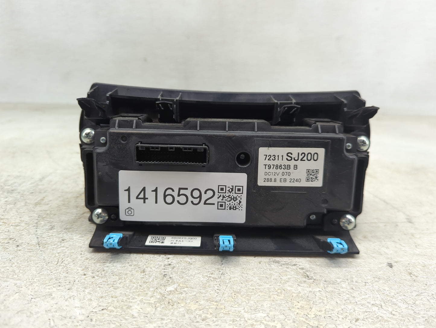2021 Subaru Forester Climate Control Module Temperature AC/Heater Replacement P/N:72311SJ200 Fits OEM Used Auto Parts - Oemu