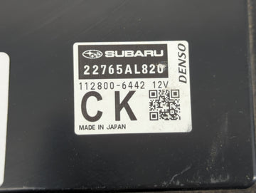 2021 Subaru Forester PCM Engine Control Computer ECU ECM PCU OEM P/N:22765AL820 22765AR671 Fits OEM Used Auto Parts