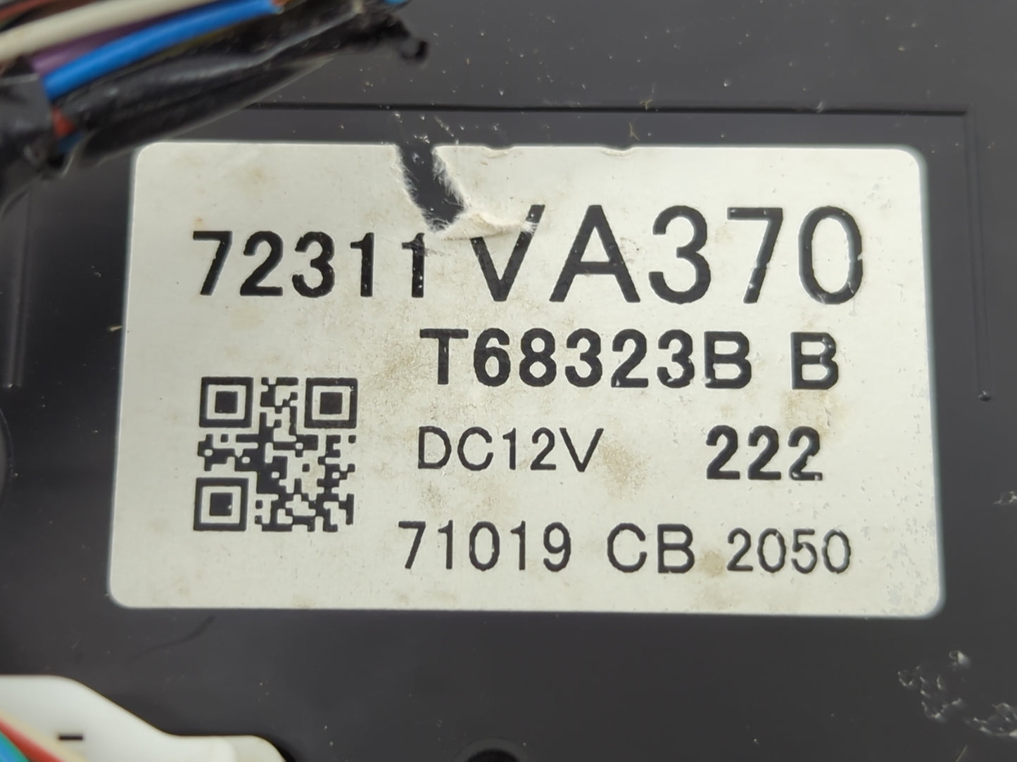2018-2021 Subaru Wrx Climate Control Module Temperature AC/Heater Replacement P/N:72311VA370 Fits Fits 2018 2019 2020 2021 O