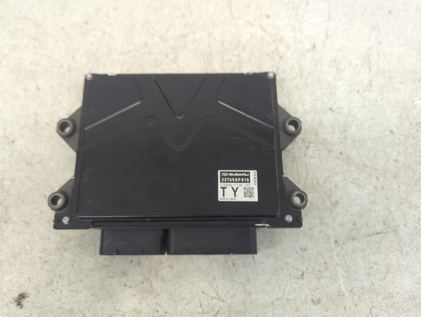 2021 Subaru Xv PCM Engine Control Computer ECU ECM PCU OEM P/N:22765AP810 115600-1740 Fits OEM Used Auto Parts - Oemusedauto