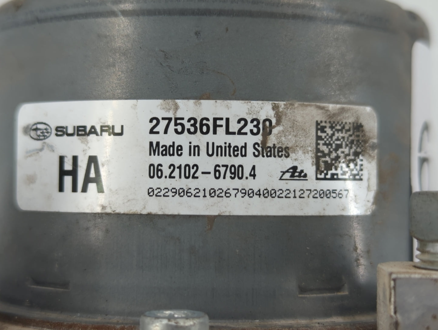 2021 Subaru Xv ABS Pump Control Module Replacement P/N:27536FL230 Fits OEM Used Auto Parts - Oemusedautoparts1.com