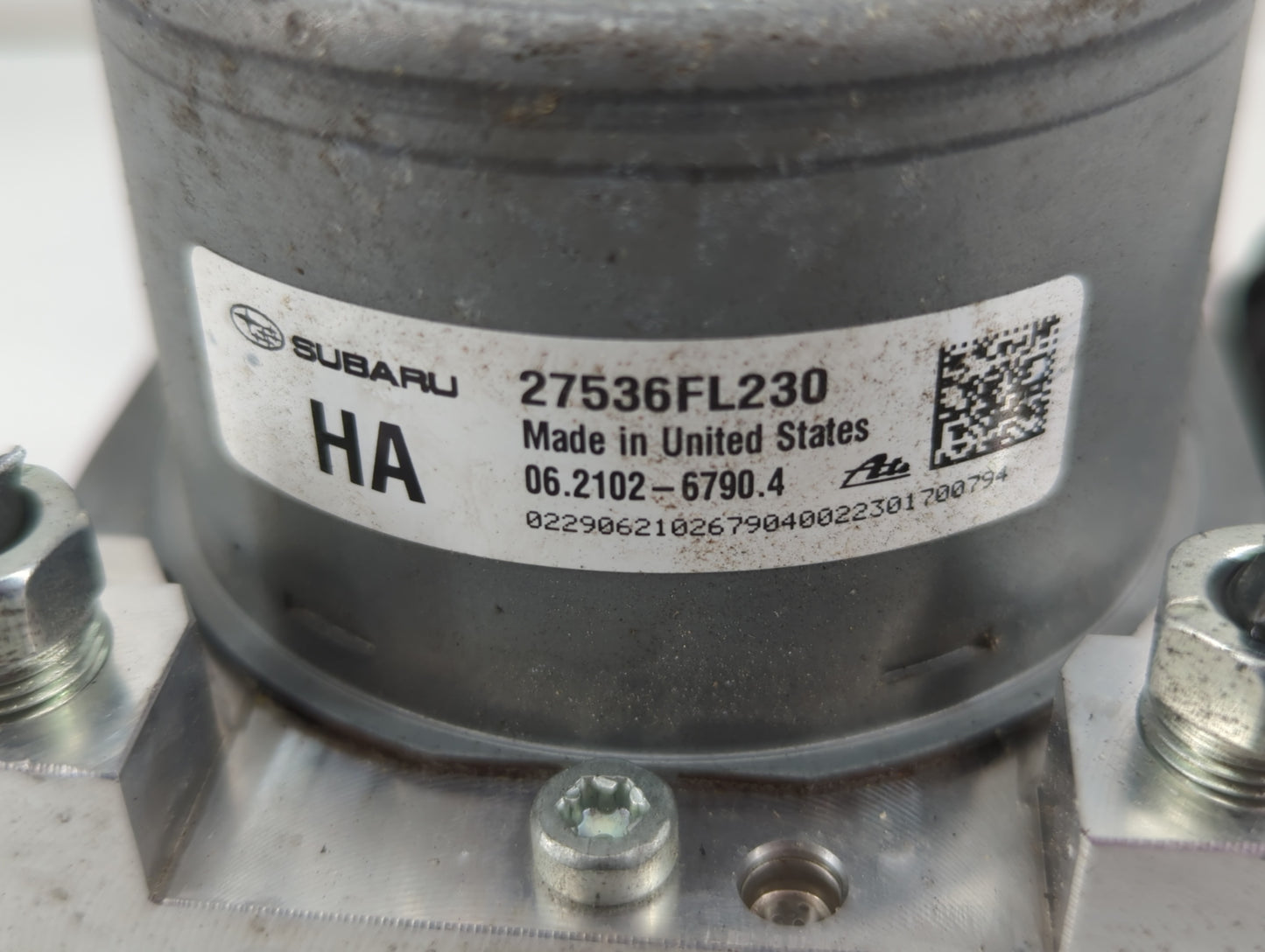 2021 Subaru Xv ABS Pump Control Module Replacement P/N:27536FL230 Fits OEM Used Auto Parts - Oemusedautoparts1.com