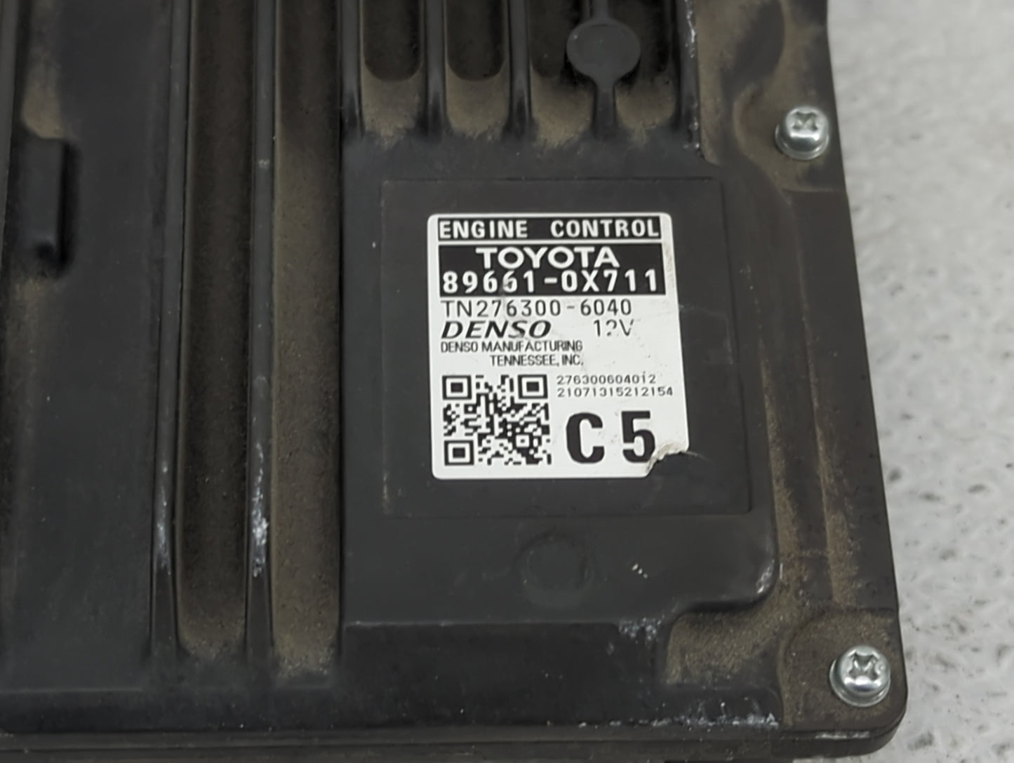 2020-2022 Toyota Camry PCM Engine Control Computer ECU ECM PCU OEM P/N:89661-0X711 TN276300-6040 Fits Fits 2020 2021 2022 OE