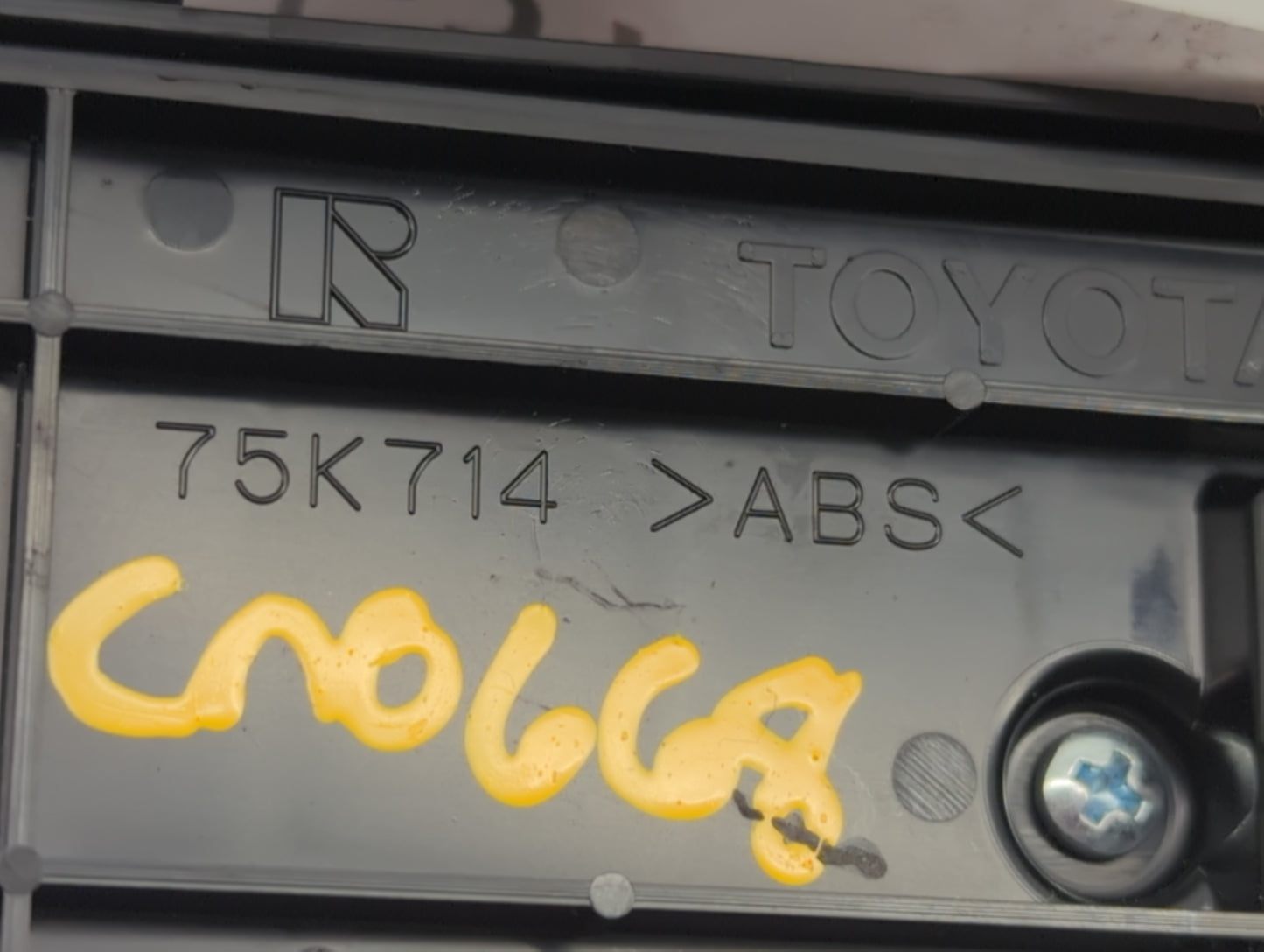 2019-2022 Toyota Corolla Climate Control Module Temperature AC/Heater Replacement P/N:75K714 Fits Fits 2019 2020 2021 2022 O