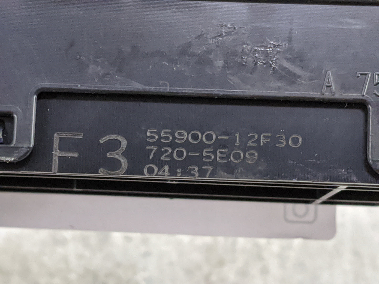 2021 Toyota Corolla Climate Control Module Temperature AC/Heater Replacement P/N:55900-12F30 720-5E09 Fits OEM Used Auto Par