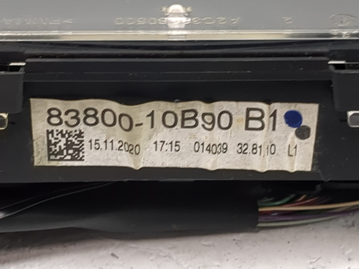 2021 Toyota Corolla Instrument Cluster Speedometer Gauges P/N:83800-10B90 83800-10B90 B1 Miles:99K Fits OEM Used Auto Parts