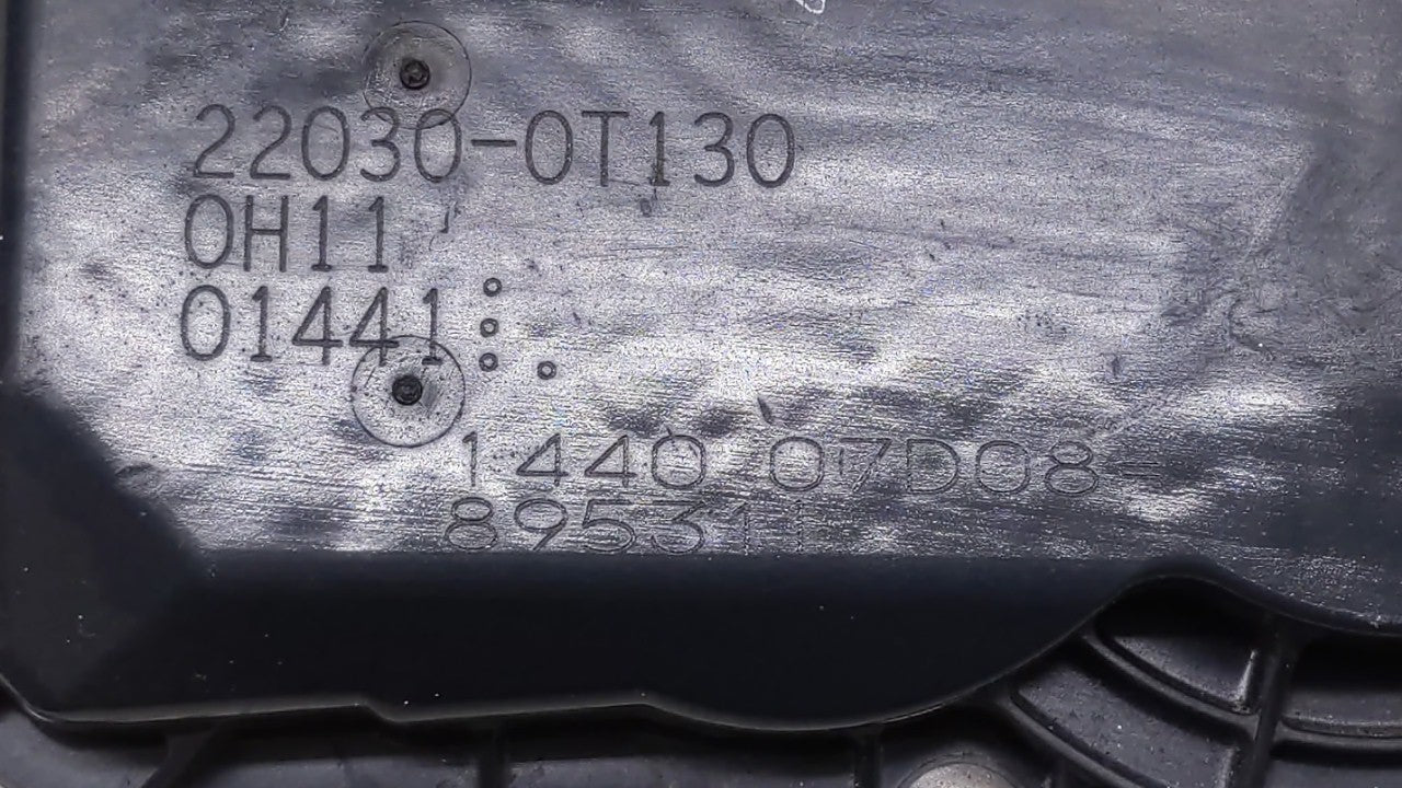 2021 Toyota Corolla Throttle Body P/N:22030-0T130 22030-37040 Fits Fits 2013 2014 OEM Used Auto Parts - Oemusedautoparts1.co