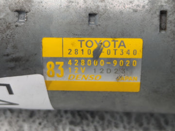 2015-2022 Toyota Corolla Car Starter Motor Solenoid OEM P/N:428000-9020 28100-0T340 Fits OEM Used Auto Parts